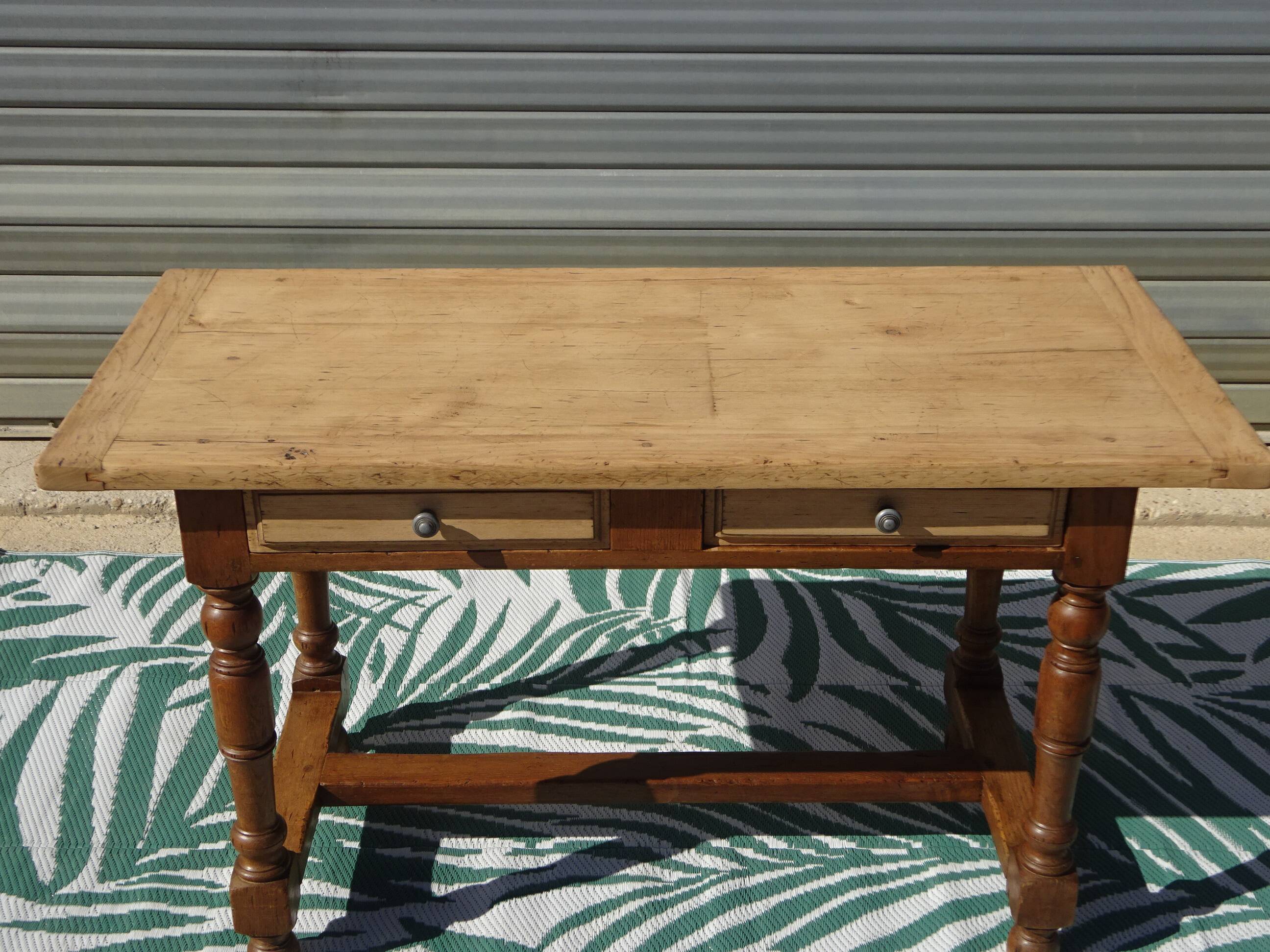 table/desk made of solid oak