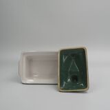 Green terrine with duck lid