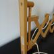 Vintage zig zag wall lamp