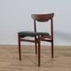 Chaises mid-century en palissandre, danemark, set de 4