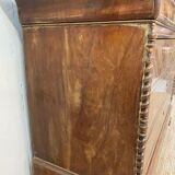 English chest of drawers circa 1920 mahogany veneer and marble top