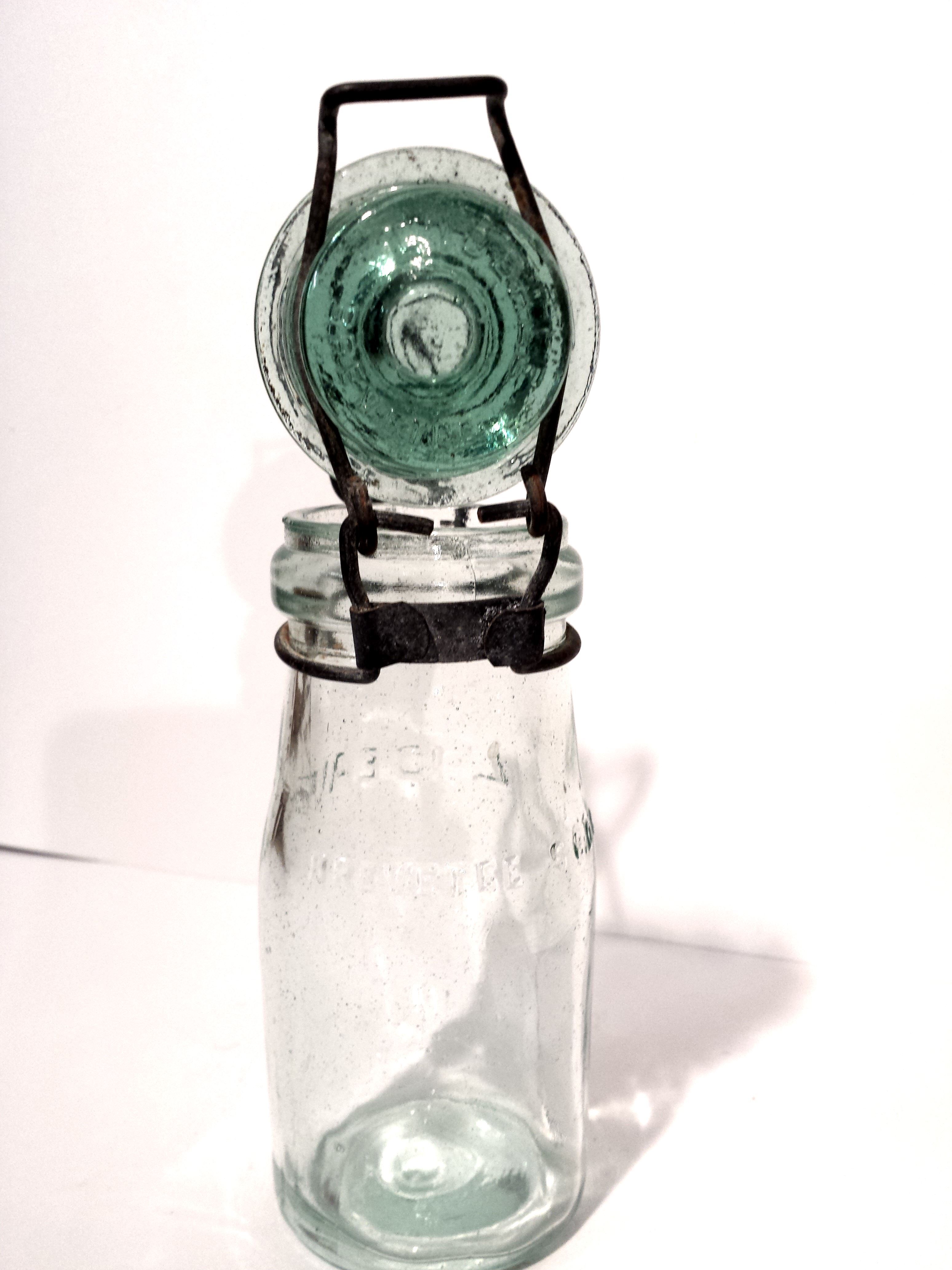 Ideal 25 cl glass jar, engraved glass cap