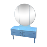 Dressing table mirror triptych 1970 vintage