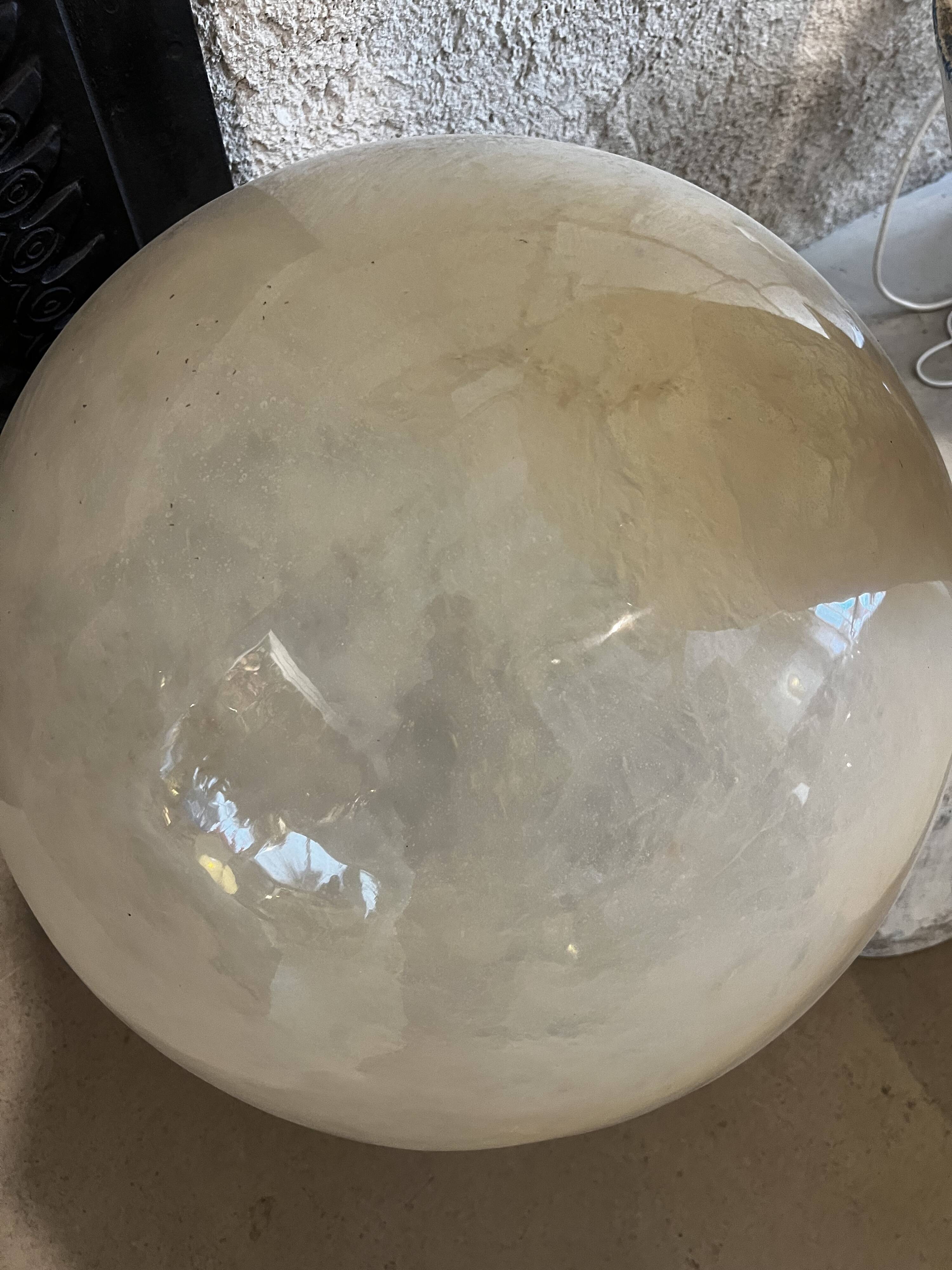 1. A resin ball pendant light, 1970