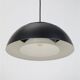 Noir Louis Poulsen 'AJ Royal 500' / Arne Jacobsen / Design danois moderne du milieu du siècle