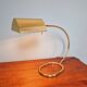 Grande lampe de bureau en laiton, Cosack Leuchten, années 70