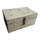 Old patinated wooden chest