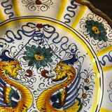 Assiette décorative vintage Deruta céramique - Italie