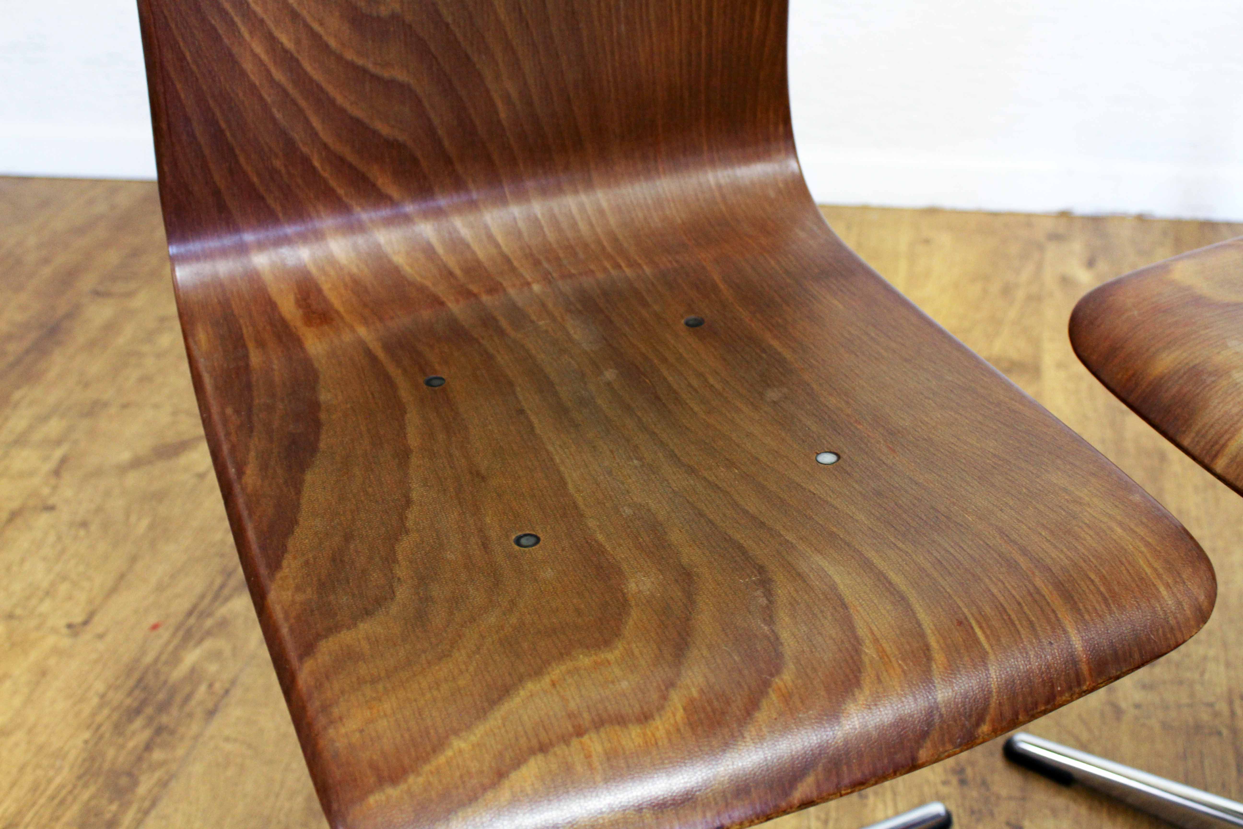 Pair of chairs Pagholz Thur op Seat 1970