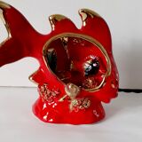 vintage Vallauris fish lamp