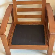 Vintage Danish teak easy chairs