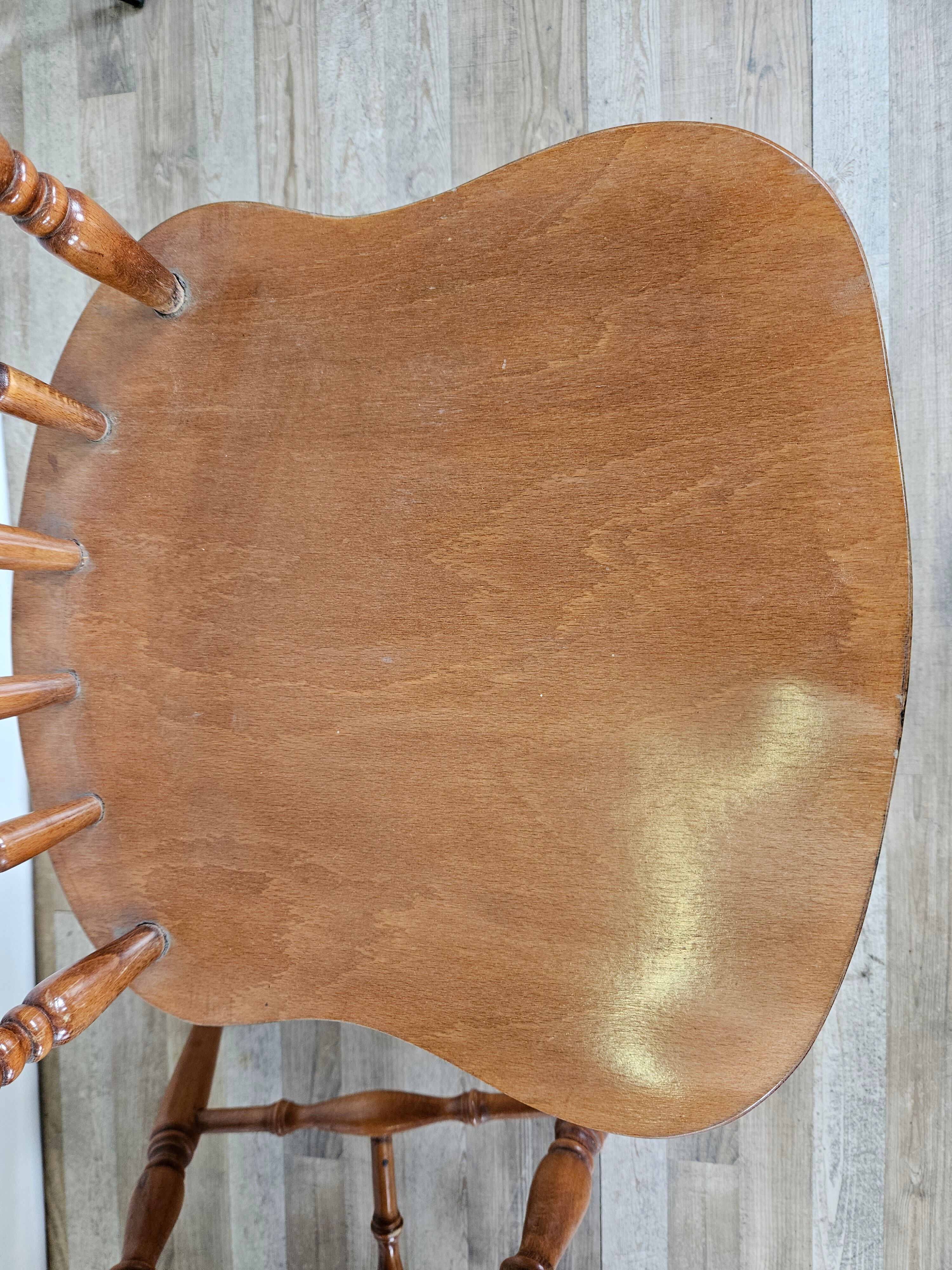 Set of 4 country style chairs, 80s