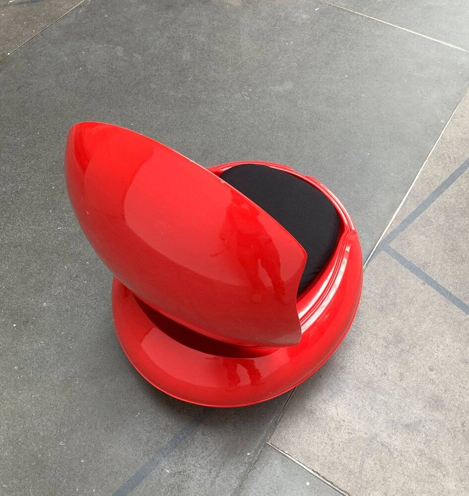 Space Age garden egg chair mid-century Senftenberg Egg by Peter Ghyczy, 1960s
