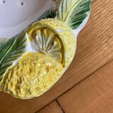 Double lemon slushie fruit bowl Italy