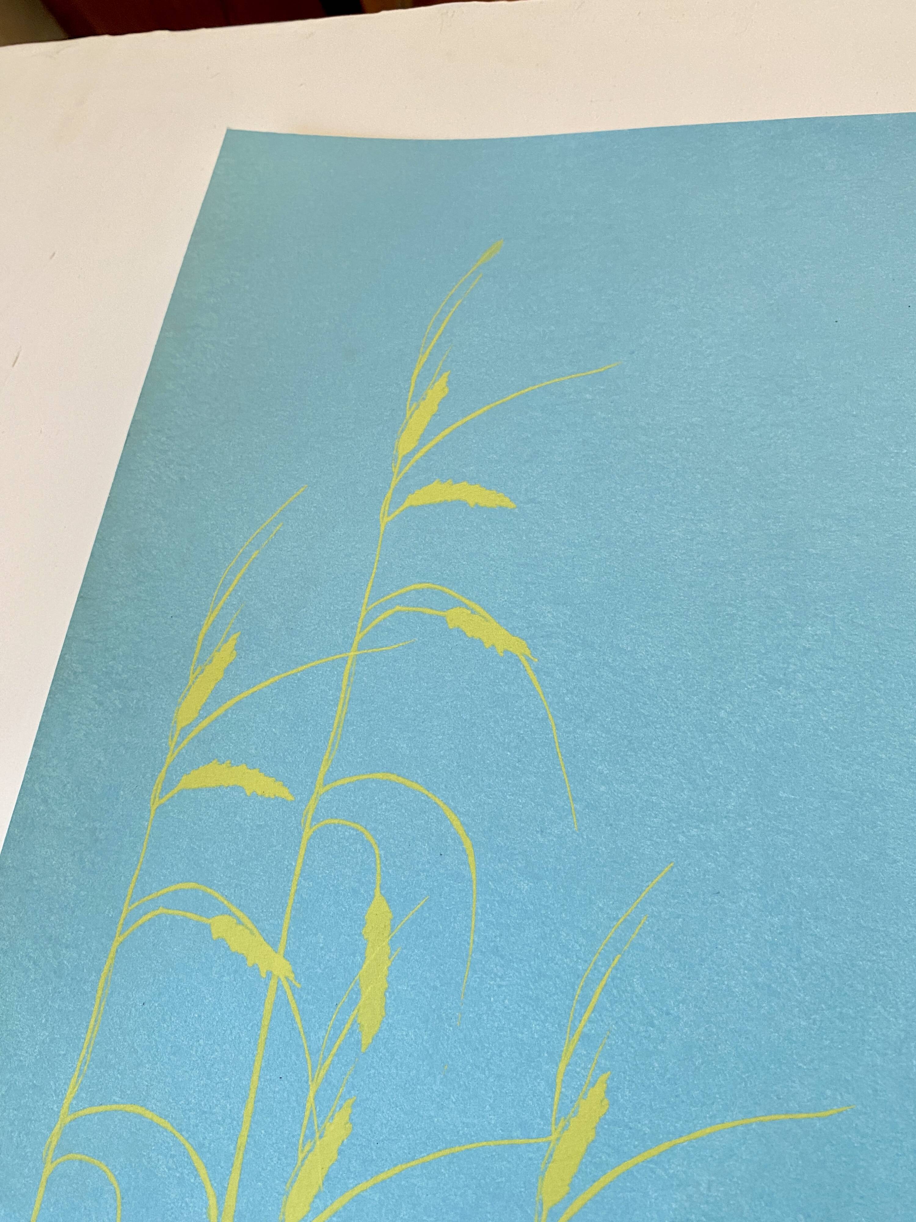 80s screen printing, gilded wood glass frame