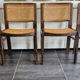 Set of 4 Baumann chairs, 1970s