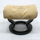 Upholstered  stool or ottoman, 1980s