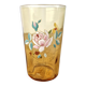 Art Nouveau enamelled glass with floral decoration - tumbler