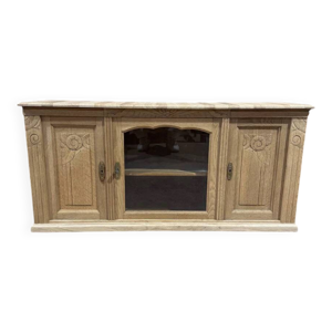 meuble TV en chêne massif