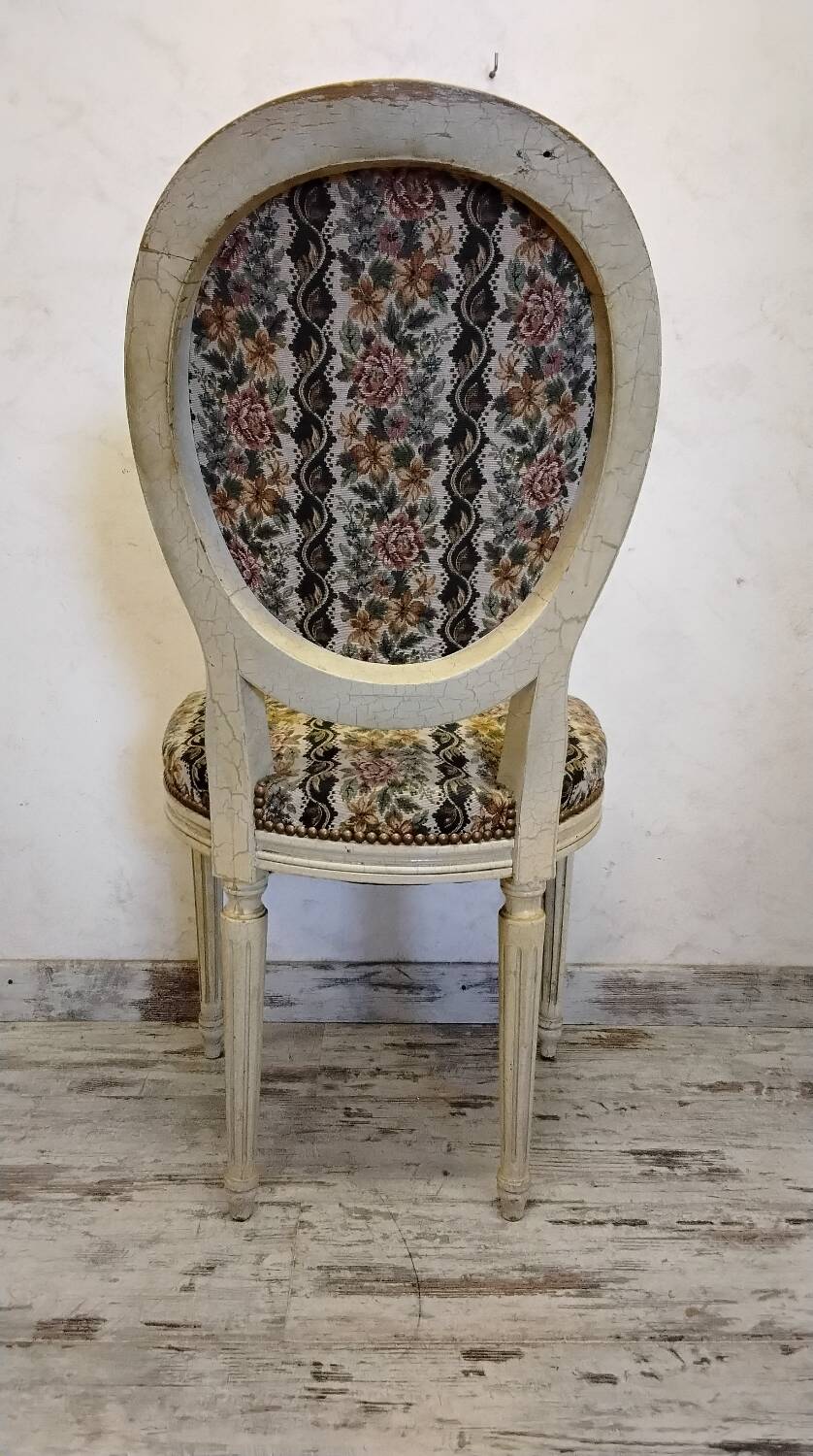 6 Louis XVI style Medallion chairs