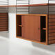 Original String Wall System in Teak by Nisse Strinning, Sweden - 1950's