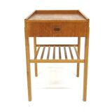 Scandinavian oak bedside table, Sweden, 1960s