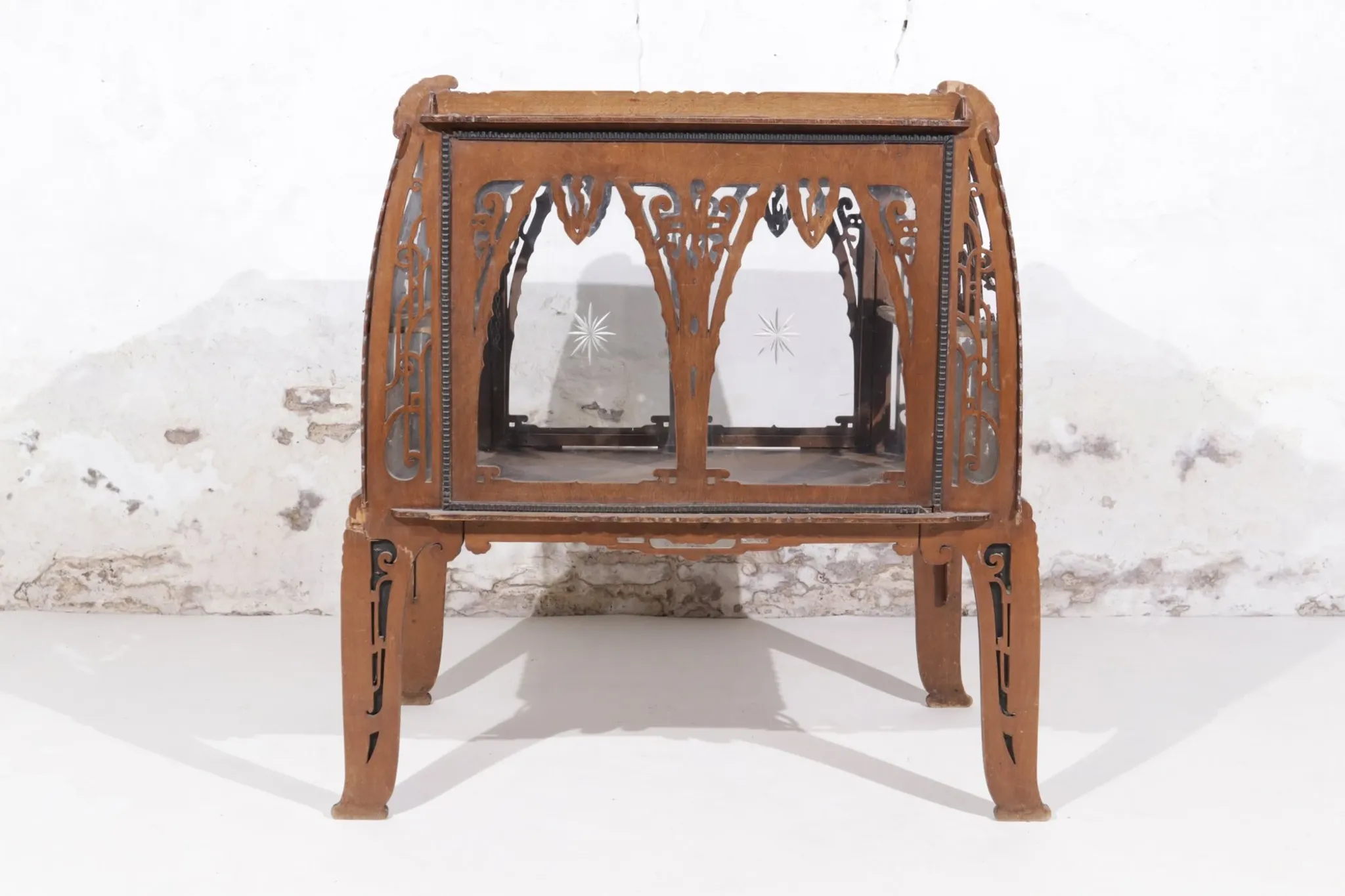 Amsterdam School Arts and Crafts tea cabinet Dutch Colonial