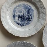 Assiettes décorées delft
