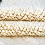 Beni Ouarain Moroccan Berber rug with black diamonds 238 x 160 cm new