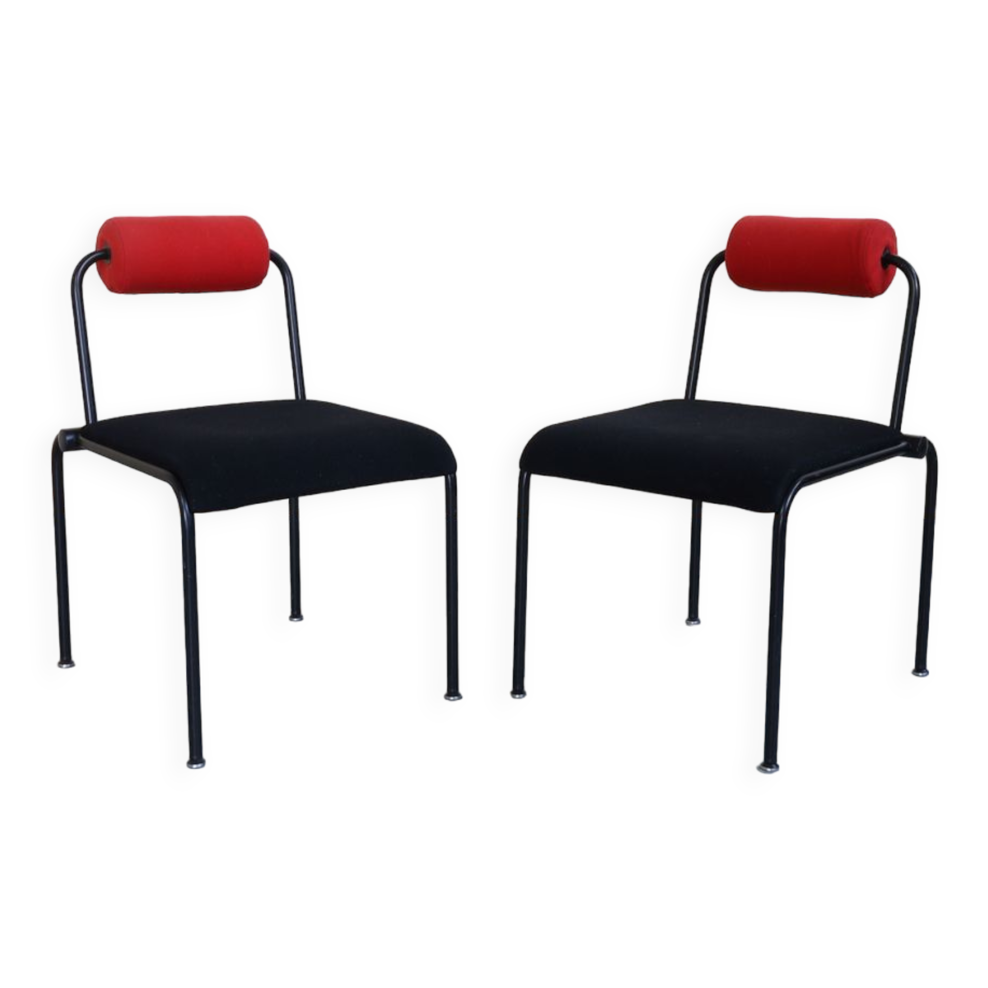 Pair of postmodern chairs, 1980s