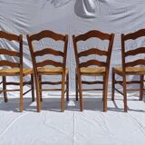 Set Of Straw Chairs