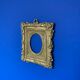 Pair of brass photo frames