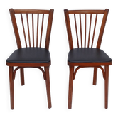 Pair of Baumann bistro chairs no. 12