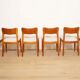 6 chaises de salle à manger | John Mortensen | Niels Koefoed | Modèle Ole | Teck