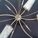 Vintage 60s sun shape chandelier 6 branches