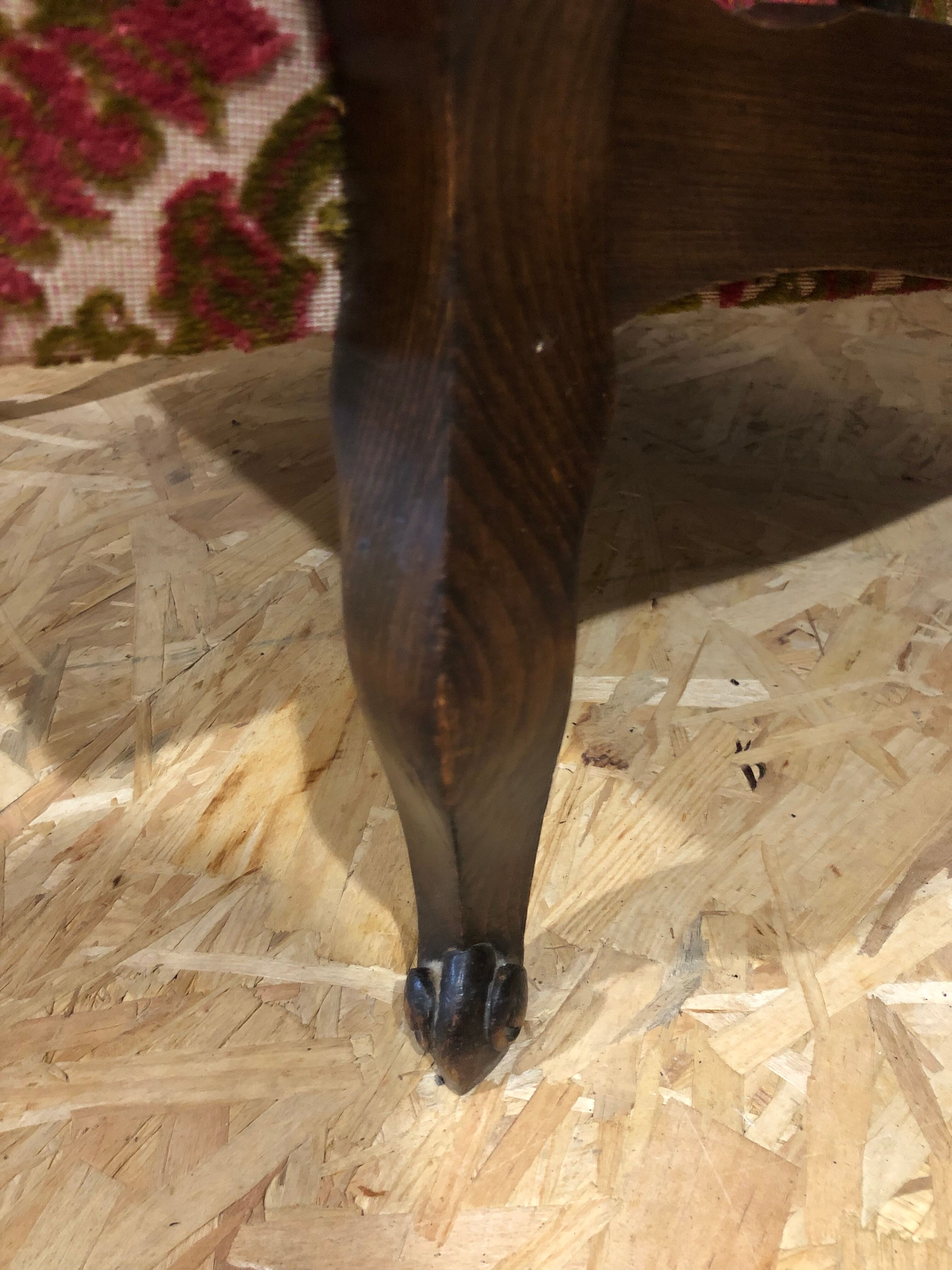 Vintage velvet armchairs