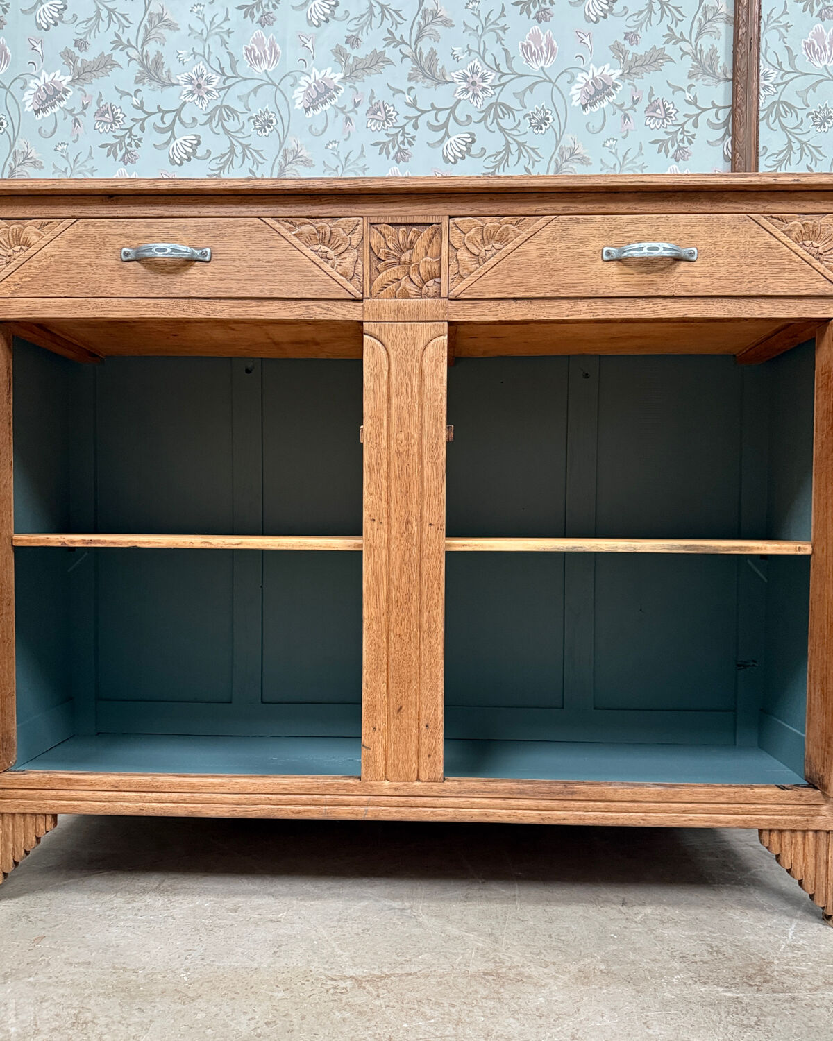 Art Deco oak grand buffet