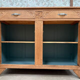 Art Deco oak grand buffet