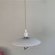 Suspension extensible métal blanc laqué, suède années 70/80