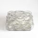 Glass flower relief wall lamp by Erco, Germany 1970