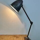 Brown Industrial Workshop Table Lamp, 1960s