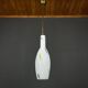 Mid-century multicoloured opaline Murano glass pendant lamp by Stilnovo, Italy, 1950s.