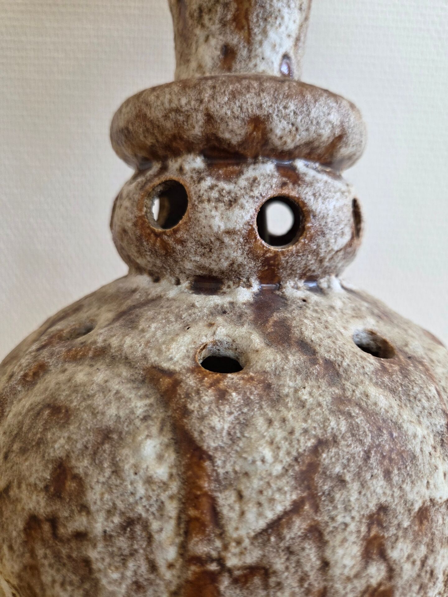 Ceramic lamp "Fat Lava", 1960s