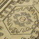 Tapis beige oriental rustique fait à la main des années 1960 115 cm x 222 cm