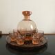 Rosaline vintage liquor service made in France 1950's