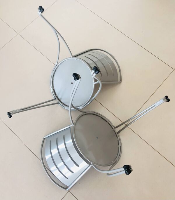 Chaises Jardin de la Fontaine par jean-Michel Wilmotte pour Tebong, France 1987