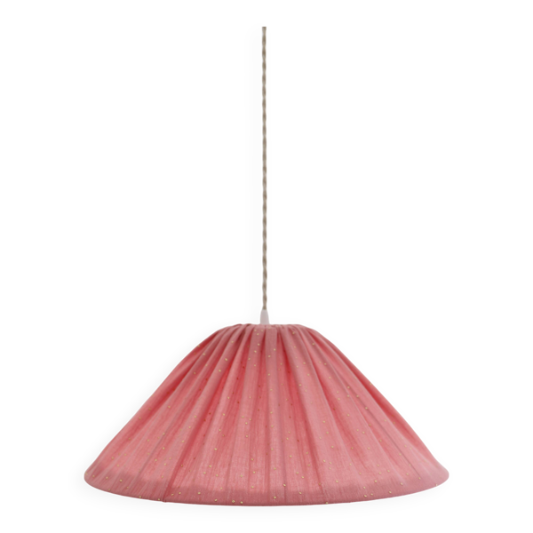 Suspension à petits pois forme conique ''Malala tiny dots rose