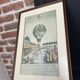 Old engraving – Perspective view of the Champ de Mars – Balloon ascent
