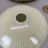 round 36cm metal Gino Sarfatti Style wall Ceiling Light Flushmount, Italy 1950s