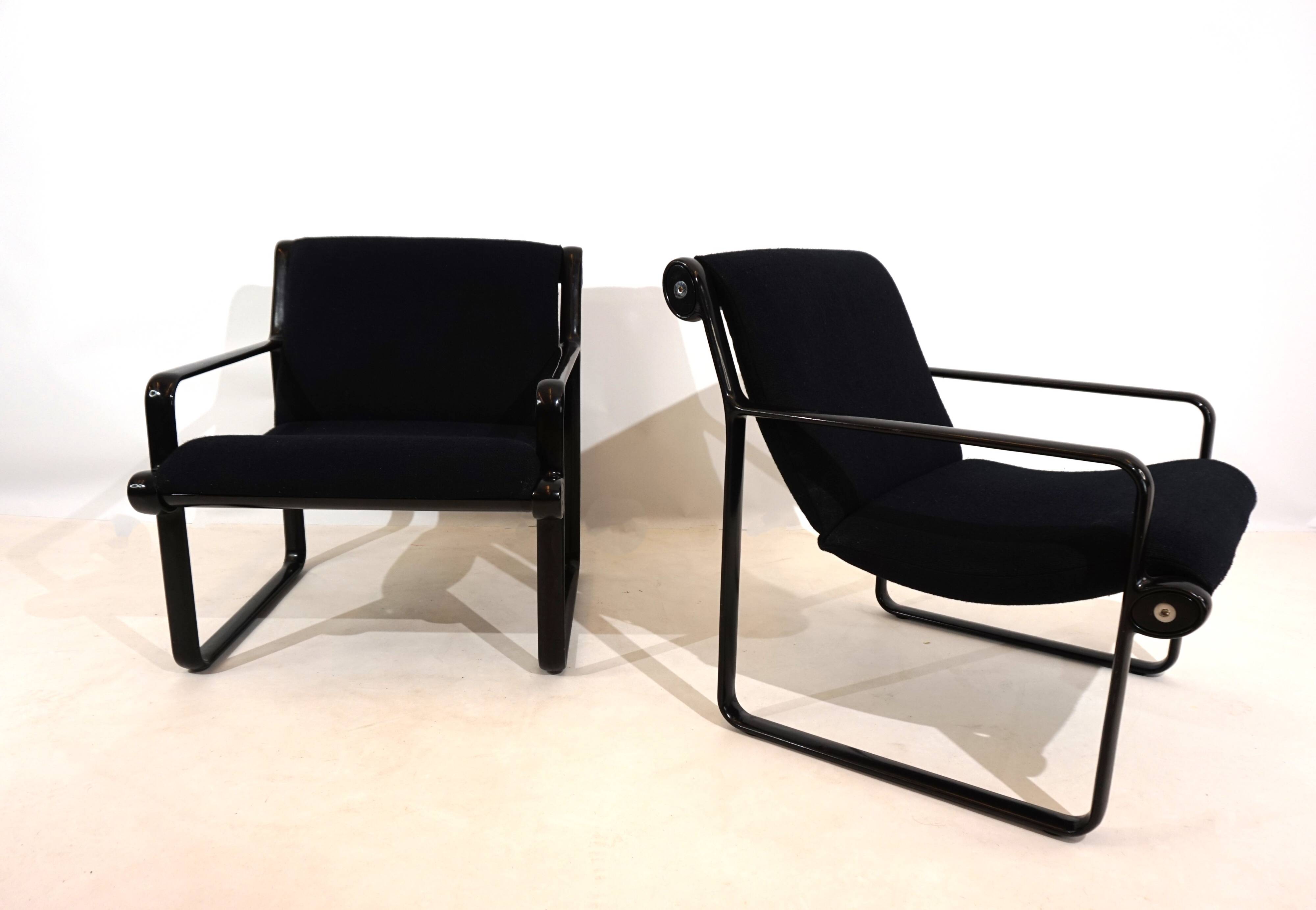 Lot de 2 fauteuils lounge Knoll Sling par Hannah&Morrison
